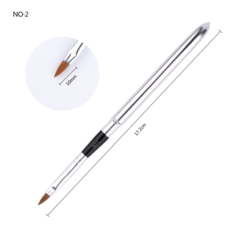 Alloy Kolinsky Nail Art Brush 3