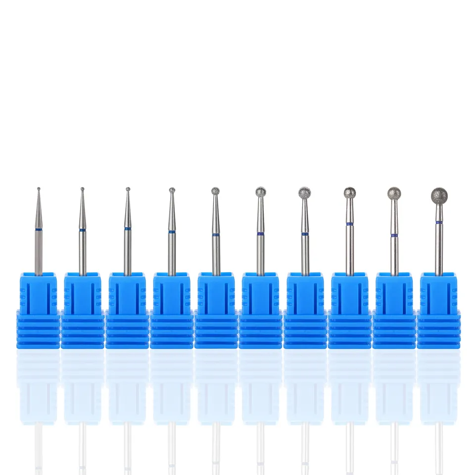 Ball diamond nail drill bits 7