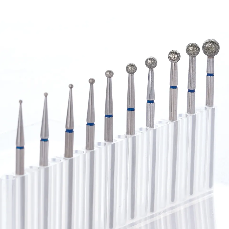 Ball diamond nail drill bits 8