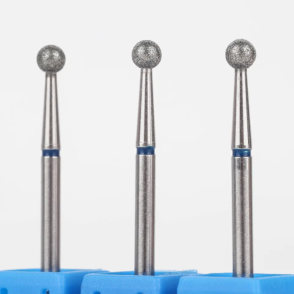 Ball diamond nail drill bits 9