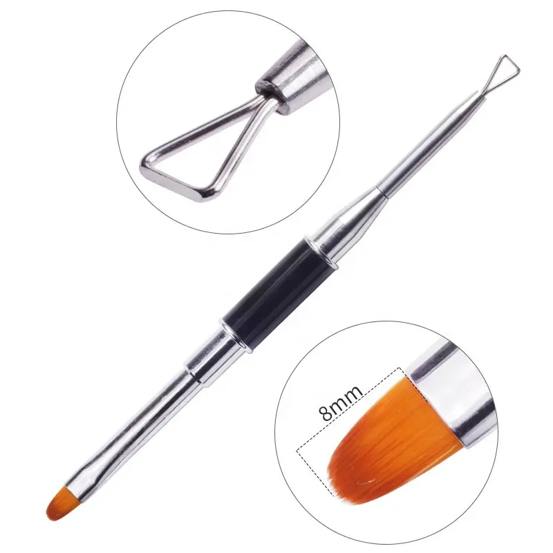 2 in1 Stainless steel nail brush